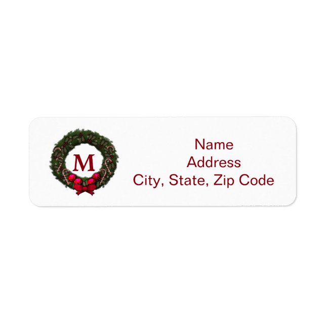 Personalisiertes Weihnachten mit Monogramm (Vorne)