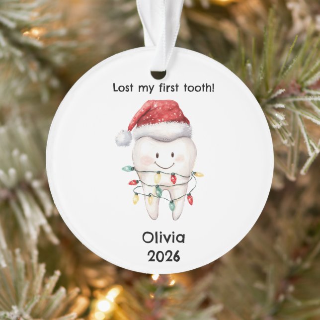 Personalisiertes Weihnachten zum Verlust des erste Ornament (Baum)