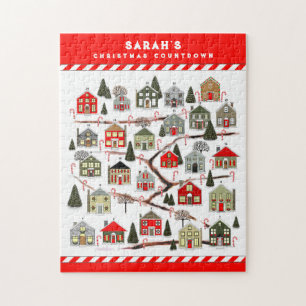 Personalisiertes Weihnachts-Countdown-Puzzle