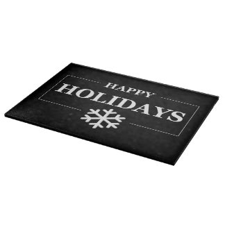 Personalisiertes Weihnachts-Happy Holiday Custom G Schneidebrett