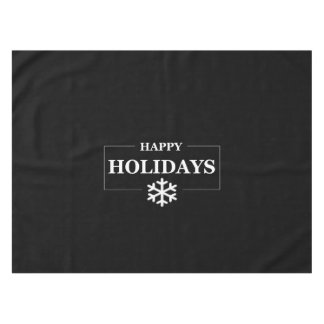Personalisiertes Weihnachts-Happy Holiday Custom G Tischdecke