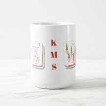 Personalisiertes Weihnachts-Mahjong-Geschenk