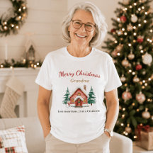 Personalisiertes Weihnachts-Oma-Shirt-Geschenk