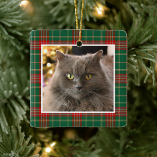 Personalisiertes Weihnachts-Plaid für Haustiere Ka Keramikornament