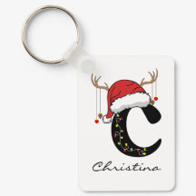 Personalisiertes Weihnachts-Schlüsselanhänger für 