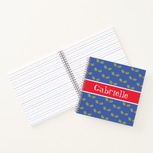 Personalisiertes Weihnachts- und Berries-Notebook Notizbuch