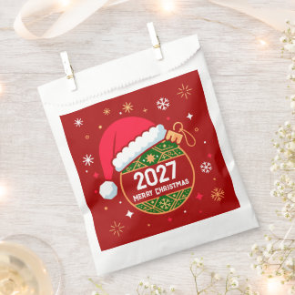 Personalisiertes Weihnachts- und Neujahrsdesign 20 Geschenktütchen
