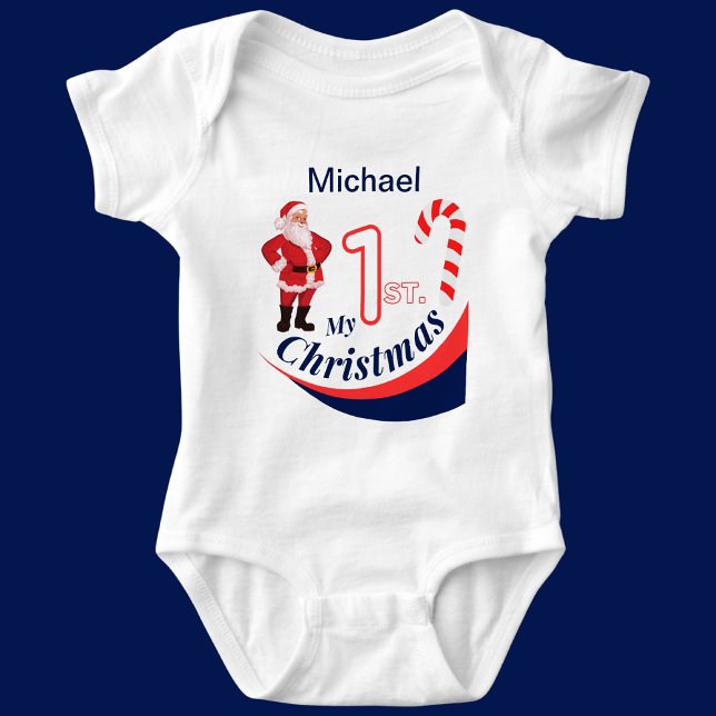 Personalisiertes Weihnachtsbaby "Mein 1. Weihnacht Baby Strampler (Von Creator hochgeladen)