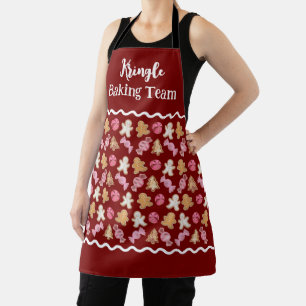 Personalisiertes Weihnachtsback-Team Christmas Schürze
