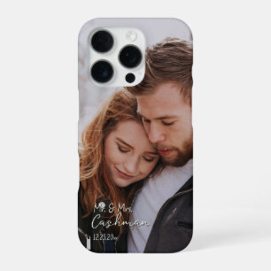 Personalisiertes Weihnachtsfoto für Paare iPhone 16 Pro Hülle