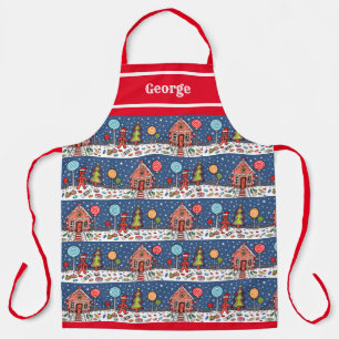 Personalisiertes Weihnachtsgebäck Schürze