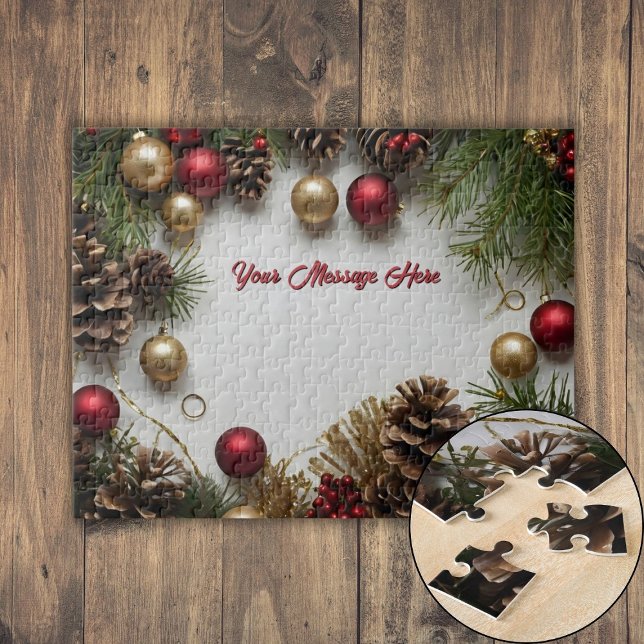 Personalisiertes Weihnachtsgeschenk (Personalized Christmas Themed Jigsaw Puzzle)