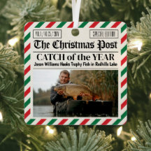 Personalisiertes Weihnachtsgeschenk für Angler, Ze