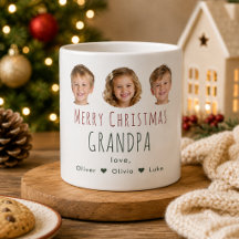 Personalisiertes Weihnachtsgeschenk für Oma mit 3