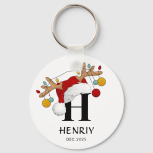 Personalisiertes Weihnachtsgeschenk mit Namen Schlüsselanhänger