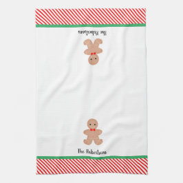 Personalisiertes Weihnachtsgeschirr Geschirrtuch