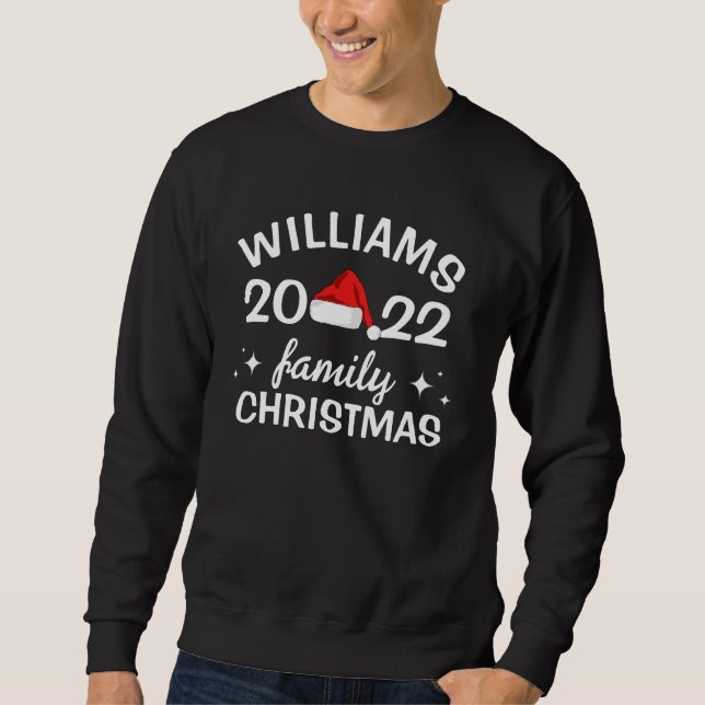 Personalisiertes Weihnachtshilfshirt Sweatshirt (Vorderseite)