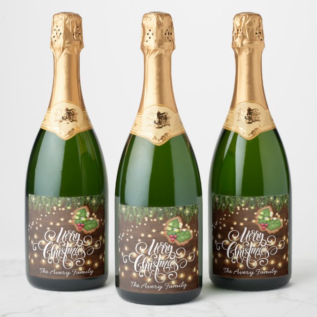 Personalisiertes Weihnachtskeks Dekorieren Party (Flaschen)