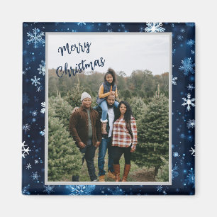 Personalisiertes Weihnachtsmagnet mit Foto Magnet