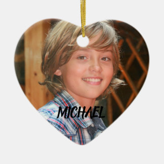 PERSONALISIERTES WEIHNACHTSORNAMENT FOTO