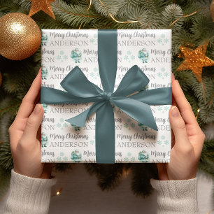 Personalisiertes Weihnachtspapier Geschenkpapier