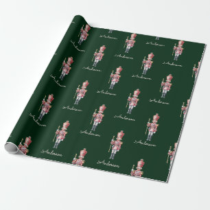 Personalisiertes Weihnachtspapier Nussknacker  Geschenkpapier