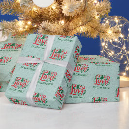 Personalisiertes Weihnachtswackelpapier Geschenkpapier