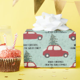 Personalisiertes Weihnachtswackelpapier Geschenkpapier