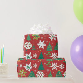 Personalisiertes Weihnachtswackelpapier Geschenkpapier