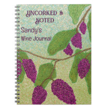 Personalisiertes Weinnotizbuch Uncorked & Noted