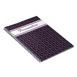 Personalisiertes Weinreben-Design Notizblock