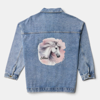 Personalisiertes Weißhorn Denim Jacket Jeansjacke