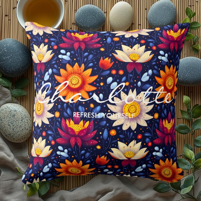 Personalisiertes Wellness-Kissen mit Zitat Kissen (Von Creator hochgeladen)