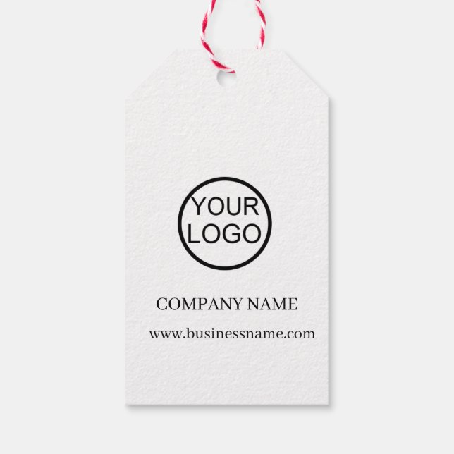 Personalisiertes Werbelogo für Unternehmen Geschenkanhänger (Rückseite)