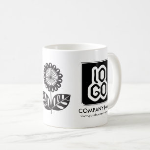 Personalisiertes Werbelogo für Unternehmen Kaffeetasse