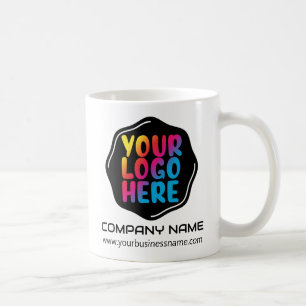 Personalisiertes Werbelogo für Unternehmen Kaffeetasse