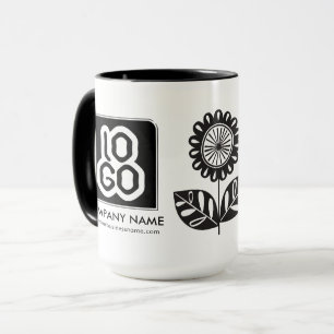 Personalisiertes Werbelogo für Unternehmen Tasse