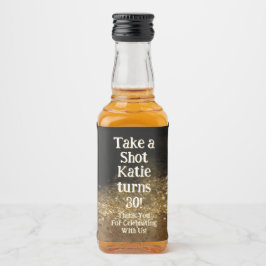 Personalisiertes Whiskey-Flaschenetikett – Geburts Alkoholflaschenetikett