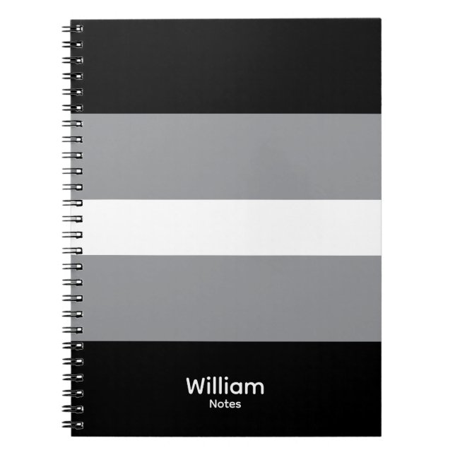 Personalisiertes William Notes Spiral Notizbuch Jo Notizblock (Vorderseite)