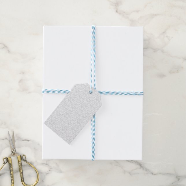 Personalisiertes Winter-Geometrie-Muster Geschenkanhänger (Mit Garn)