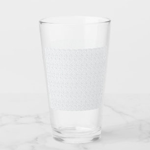 Personalisiertes Winter-Geometrisches Muster Glas