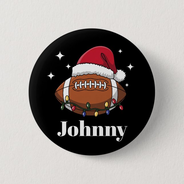 Personalisiertes Wintersportteam Button (Vorderseite)