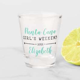 Personalisiertes Wochenende Schnapsglas