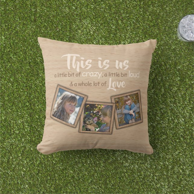 Personalisiertes Wunschdenken: Dies ist unser Fami Kissen (Golfball-Marker)