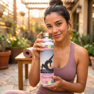 Personalisiertes Yoga-Liebhaber-Lehrer-Mutter-Frau Trinkflasche