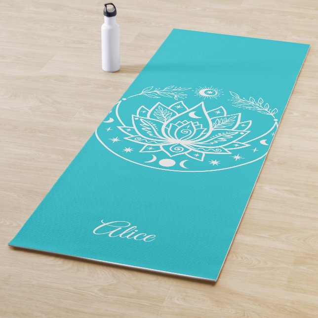 Personalisiertes Yoga Mat Meditation Geschenk Türk Yogamatte (Beispiel)
