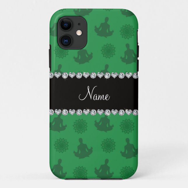 Personalisiertes Yoga-Muster Case-Mate iPhone Hülle (Rückseite)
