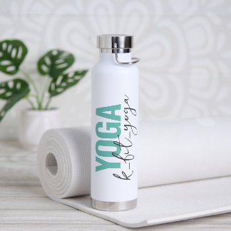 Personalisiertes YOGA-Namensskript Trinkflasche