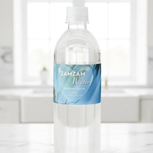 Personalisiertes Zamzam-Wasserflaschenetikett Isla