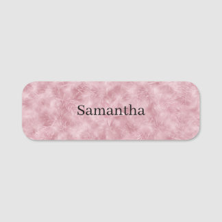 Personalisiertes zartes Rosa Namensschild